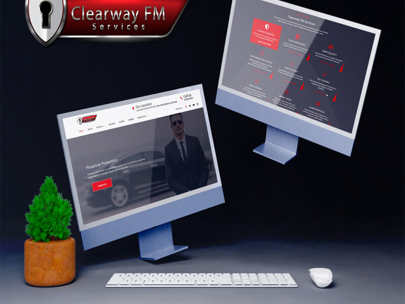 CLEARWAY FM SERVICES (SECURITY BUSINESS WEBSITE)
